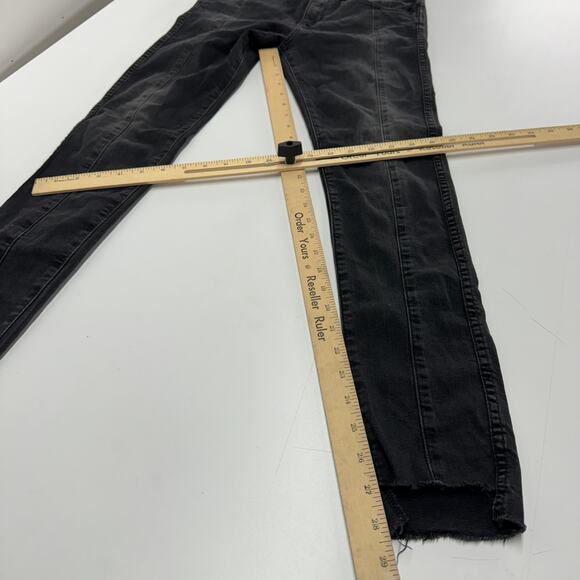 Adriano Goldschmied Jeans Womens 26 Black Farrah High Rise Skinny Ankle Denim - Picture 9 of 11